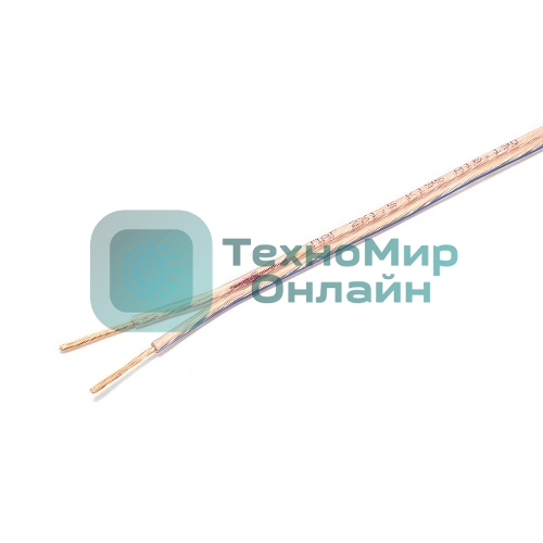 Акустический кабель Cablexpert CC-TC2x1,5-100M, прозрачный, 100 м, на катушке