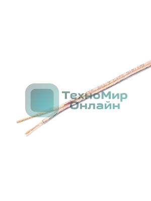 Акустический кабель Cablexpert CC-TC2x1,5-100M, прозрачный, 100 м, на катушке