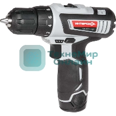 Дрель-шуруповерт аккумуляторная Интерскол ДА-12ЭР-01 Аккумуляторная, Кейс
