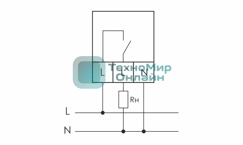 Реле напряжения CP-721-1 (однофазное; цифровая индикация; напряжение питания 50-450В контакт 1NO 63А встроен. таймер регистрация аварий в памяти индикация текущего напряжения) (аналог УЗМ) F&F EA04.009.013