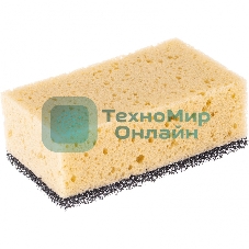 Губка крупнопористая комбинированная для удаления эпоксидной затирки Сибртех 160х95х60 мм