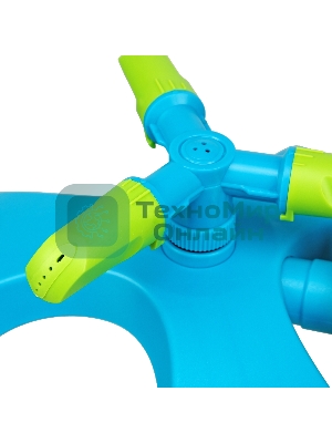 Разбрызгиватель вращающийся LUXE Palisad 3 лопасти, утяжеленная база