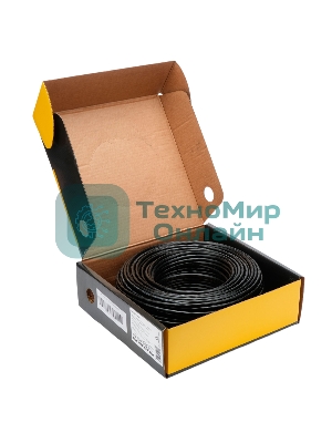 Кабель Cablexpert FPC-5051E-4-CU-OUT/100, FTP outdoor 4x2x0.51, медный, кат.5e, однож., 100м, box, черный