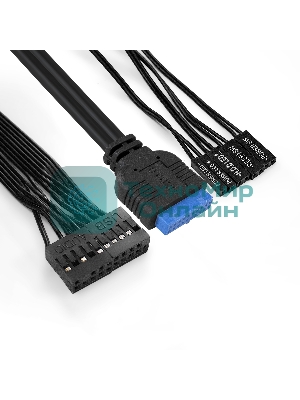 Компьютерный корпус ExeGate EX284038RUS Minitower BA-204U Black, mATX, (AA500, 80мм), 2хUSB+2хUSB 3.0, Audio