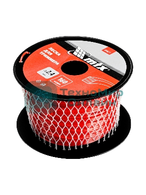 Леска для триммера MTX квадрат 2,4 мм х 160 м, на катушке