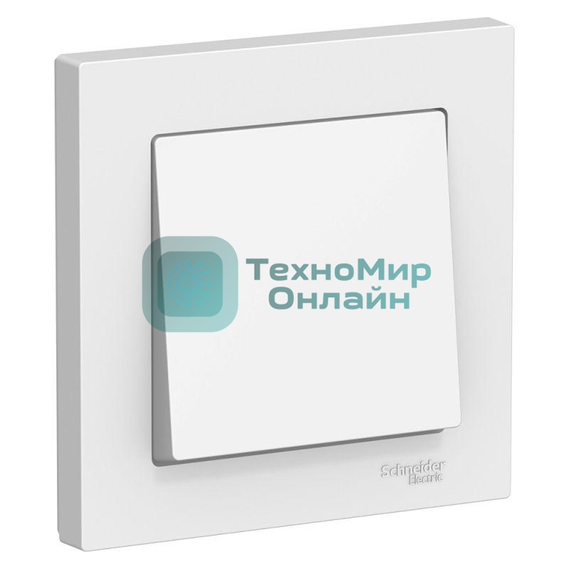 Выключатель 1-кл. ATLAS DESIGN (сх.1) 10АХ в сборе белый SchE