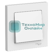 Выключатель 1-кл. ATLAS DESIGN (сх.1) 10АХ в сборе белый SchE