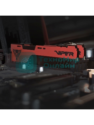 Оперативная память Patriot Viper Elite II, DDR4, 64GB (2x32 GB), 3600 MHz, CL20, DIMM, радиатор, красный/черный