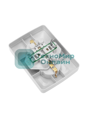 Розетка Kranz 2-ая DEA с/з с/у 16А белый (1/10/100)