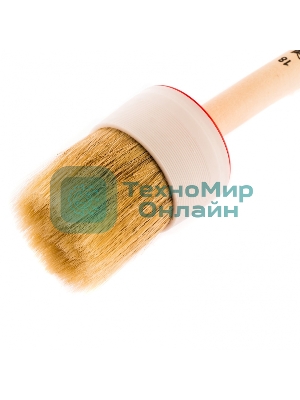Кисть круглая MTX 82088 №18 (60 мм), натуральная щетина, деревянная рукоятка