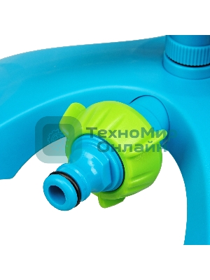 Разбрызгиватель вращающийся LUXE Palisad 3 лопасти, утяжеленная база