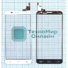 Сенсорное стекло (тачскрин) для Alcatel Idol 2S 6050Y белое