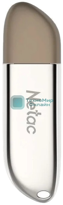 Флешка USB Netac U352 (NT03U352N-008G-20PN), 8Gb, USB 2.0, R/W 50/15, серебристый