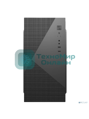 Компьютерный корпус с блоком питания 450Вт. Case Forza mATX, 450W, 2xUSB 2.0, Black, w/o FAN, 8 см fan PSU, power cord