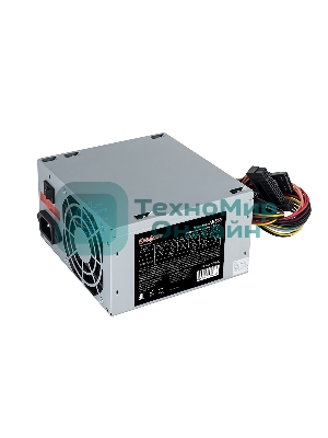 Блок питания ExeGate AB550 (EX282066RUS), 550Вт, 80мм, серебряный