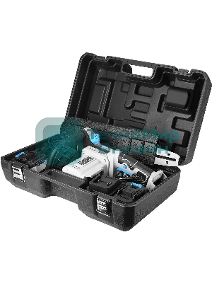 Пила цепная аккумуляторная в кейсе DEKO DKCHS 40 PRO [063-4357] 2х20В, 2x4.0А·ч, 2 з/у