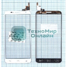 Сенсорное стекло (тачскрин) для Alcatel Idol 2S 6050Y белое