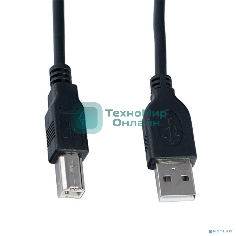 Кабель PERFEO USB2.0 A вилка - В вилка, длина 5 м. (U4104)