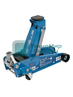 Домкрат гидравлический подкатной Stels 3 т, 120-450 мм, быстрый подъем, проф.