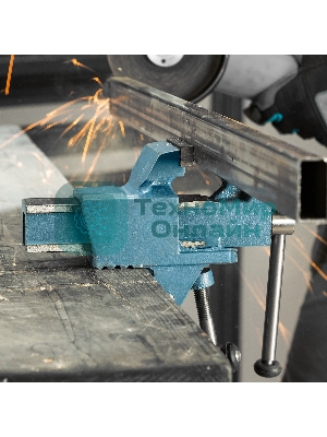 Тиски слесарные, 63 мм, крепление для стола, винтовой зажим (Глазов)