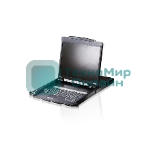 КВМ-консоль ATEN 16P Dual RAIL LCD KVMP SWITCH 19INCH