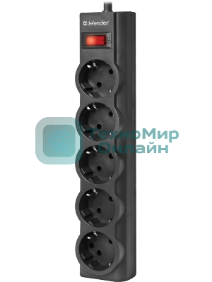 Сетевой фильтр Defender 3M ES LARGO 5OUTL.