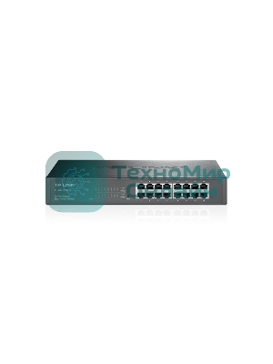 Коммутатор сетевой TP-Link SMB TL-SG1016DE 16-Port Gigabit Easy Smart Switch, 16 10/100/100Mbps RJ45 ports, MTU/Port/Tag-based VLAN, QoS, IGMP Snooping
