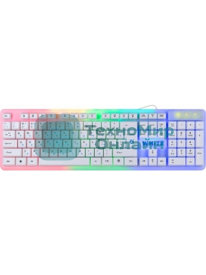 Клавиатура проводная Defender GK-172, USB, белый