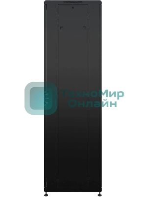 Шкаф коммутационный NTSS Премиум (NTSS-R42U6060GS-BL) напольный 42U 600x600мм пер.дв.стекл металл 900кг черный 510мм 86кг 1987мм IP20 сталь