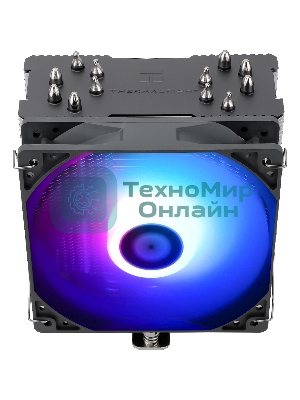 Кулер для процессора Thermalright Burst Assasin 120 ARGb (4-pin PWM, 154мм, Ni/CU, 6x6мм, ARGb, 1x120мм, 66.17CFM, 25.6dBA, 1550RPM, S: 1700, 1200, 115X, AM5, AM4)
