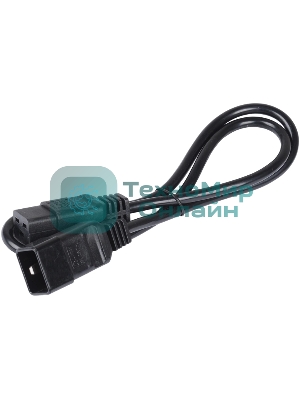 Кабель электропитания ITK PC-C19C20-3M PDU 3x1,5 3М с разъемами С19-C20