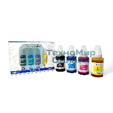 Чернила NVPrint GI-490 для принтеров Canon Pixma G1400/G2400, набор 4 цвета по 100 мл совместимые