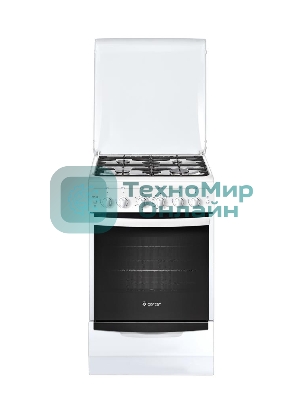 Плита газовая Gefest ПГ 5100-02 белый, конфорок 4 шт, духовка 52 л, 50 см x 85 см x 58.5 см