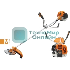 Мотокоса CARVER GBC-043M2.3лс easy-start ранец диск48зуб. easy-head леска2,4мм