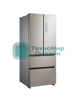 Холодильник Бирюса FD 431 I нержавеющая сталь трехкамерный 244/147 л морозилка снизу