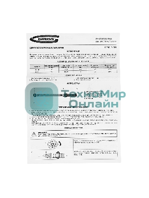 Ключ динамометрический Gross 5-25 Нм, 1/4