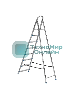 Стремянка Сибртех 8 ступеней, стальная, оцинкованная