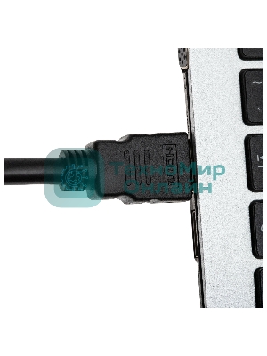 Кабель аудио-видео Cactus CS-HDMI.1.4-1.5 HDMI (m)/HDMI (m) 1.5м. позолоченные контакты черный