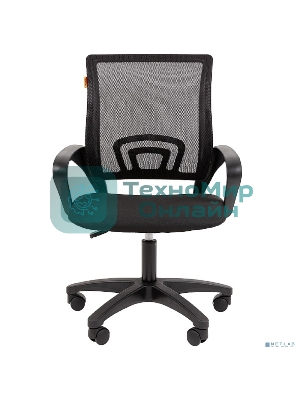 Кресло Chairman 696LT N TW-01 черный, ткань, 120 кг, механизм качания