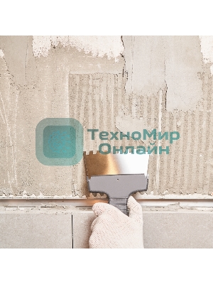 Шпатель фасадный Rexant 150 мм зуб 8х8 нержавеющая сталь, пластмассовая рукоятка