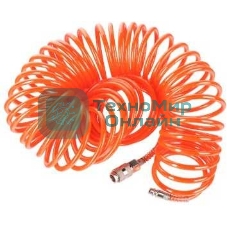 Шланг спиральный для пневмоинструмента PATRIOT PU 156x8мм полиамид быстросъем.