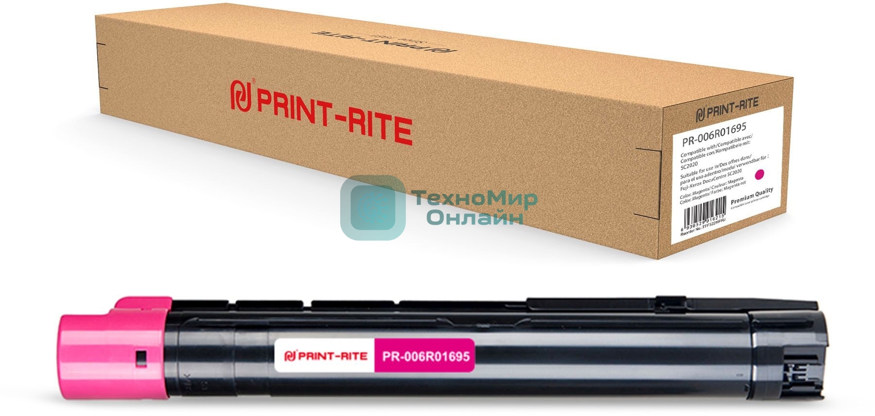 Картридж лазерный Print-Rite TFF522MPRJ PR-006R01695 006R01695 пурпурный (3000стр.) для Xerox DC SC2020/SC2020NW