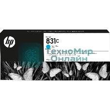 Картридж струйный HP 831C 775ml Cyan Latex Ink Cartridge