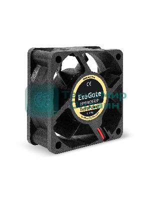 Вентилятор для корпуса ExeGate ExtraPower EP06025S2P черный, 60 мм, 4500 об/мин, 31 дБ, 2 pin
