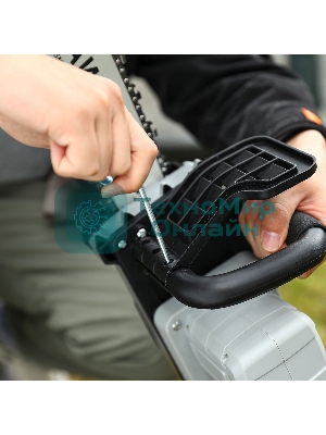 Пила цепная аккумуляторная в кейсе DEKO DKCHS 40 PRO [063-4357] 2х20В, 2x4.0А·ч, 2 з/у