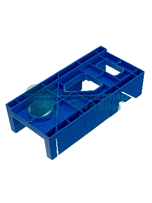 Стусло Сибртех пластиковое синее,4 угла для запила+пила 350мм
