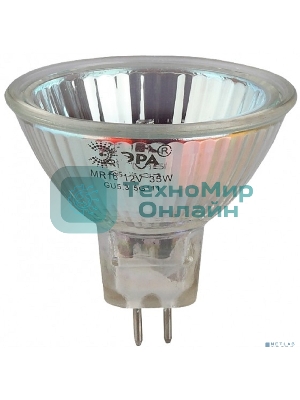 Лампа галогенная ЭРА GU5.3-JCDR (MR16) -50W-230V-Cl(10/200/6000)