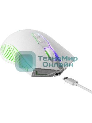 Мышь беспроводная Defender Pandora GM-502 белый, 3200 dpi, радиоканал, USB, кнопки - 7