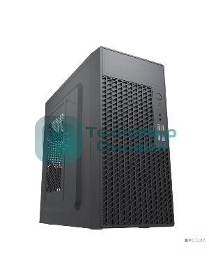 Компьютерный корпус с блоком питания Foxline 450Вт./Case Forza mATX, 450W, 2xUSB 2.0+2xUSB 3.0, Black, w/o FAN, 8 см fan PSU, power cord