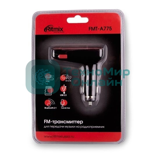 Автомобильный FM-трансмиттерRITMIX FMT-A775
